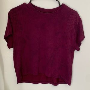 Lululemon SS Training Crop Top